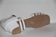 Girls Dance Shoes B-7666/White Coag Supadance