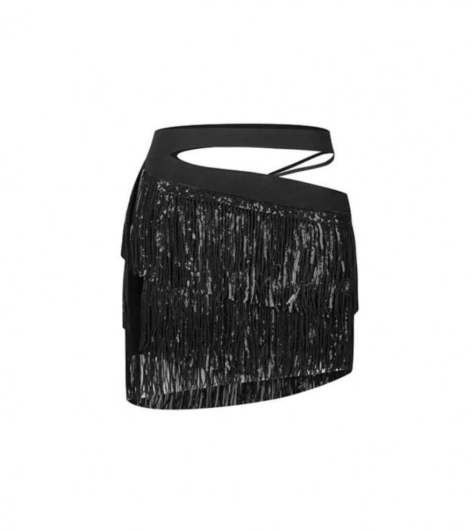 Dazzling Sequin Fringe Skirt "ZYM Bling"