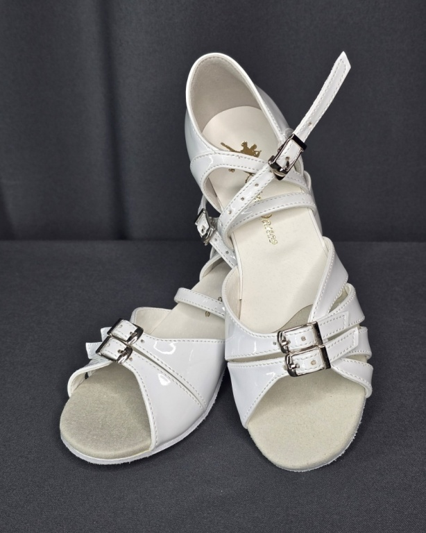 Girls Dance Shoes KD - White Patent